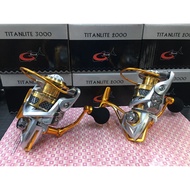 G-tech Reel G tech reel 2000 3000 ALUMINIUM BODY fishing reel GTECH TITANLITE