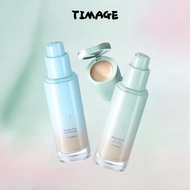 TIMAGE Small Round Tube Makeup Holding Liquid Foundation Concealer Transparent Flawless Version Oil 