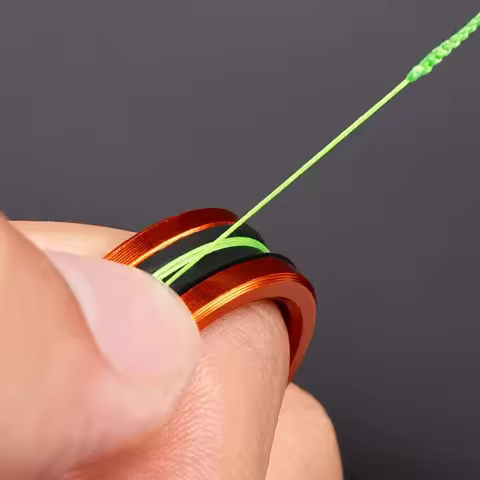 1/2pcs Alloy Cable Ring Fast Line Cutting Anti-slip Pull Wire Ring Protect Hands Fishing Reel Tighte