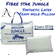 fibre star jungle pillow synthetic latex foam hole bantal tidur kepala