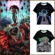 BH2 Tougen Anki Dark Demon of Parad Cosplay cloth summer T-shirt Anime Short Sleeve Top HB2