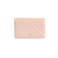 Louis Fontaine กระเป๋าสตางค์พับกลาง รุ่น DELLA - สีน้ำตาล