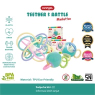 IQ Angel Manhattan 3 Rattle Teether Toys / Baby Teether Toys / Baby Teether / Baby Teether Rattle / 