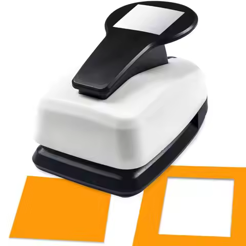 Square Punch Scrapbooking Tool Rectangle Paper Punch Stamp Hole Puncher For Label Art Project Card M