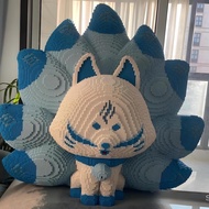 9-Tailed Fox Assembly Toy - 9-Tailed Fox Assembly Size 67cm, Puzzle Assembly Set