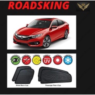 [ 4 PCS ] HONDA CIVIC FC WINDOW Magnetic Sunshade HIGH QUANLITY