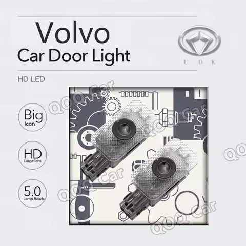 For VOLVO Polestar1 2 V90 V60 V40C S60 S80L S90 XC60 XC90 XC70 Led Car Door Logo Welcome Shadow Ligh