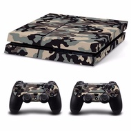 Decal Vinyl Skin Protection Sticker Camouflage Style For Playstation4 PS4 Console &amp;amp  2 Controller