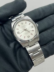 ROLEX AIR-KING 114200 34 銀面Air-King 粉刻 二手淨錶