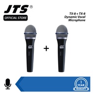 Combo - JTS TX 8 Dynamic Vocal Microphone + JTS TX 8 Dynamic Vocal Microphone