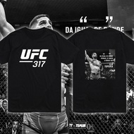 Baju Lengan pendek Ilia Topuria-Champion King Graphic Printed Tee Short-Sleeved T-Shirt S-5XL #02