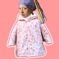 CHILDHOOD柴虎 桃太郎羊羔絨保暖精靈帽斗篷(可雙面穿)