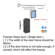 Smart Digital Door Lock กลอนประตูดิจิตอล ประตูกระจก บานเลื่อน-สวิง กลอนประตูอัจฉริยะ สแกนลายนิ้วมือ ลูกบิดประตูดิจิตอล smarthome