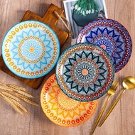 Pasta Plate Household Ceramic Steak Plate Creative Western Food Plate Pasta Plate Tableware Plate Pl