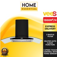 Vees 1300m³/h Cooker Hood DH-06A with Heater Auto Clean Function