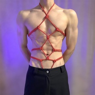 Seductive Bondage Style Lingerie Set - Adjustable Cords for Intimate Play