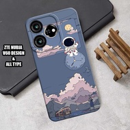 (FA-01) ZTE NUBIA V60 Silicon Procamera Case New astronout 1 (other type via chat)
