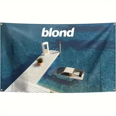 1pc Frank Ocean Blond Tapestry, Album Art Pool Wall Hanging, Cool Room Stuff, Large Size, Polyester 