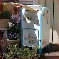 [kokiya] Standing Mailbox Postbox Lockable Letter Box Catcher Parcel Drop Box Mail Drop Box for Gard