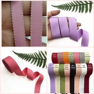 5 Yards & 10 Yards - 9 mm | Serrated Grosgrain Ribbon | Korean Ribbon | Premium Grosgrain Ribbon wit