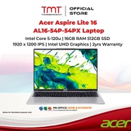 Acer Aspire Lite 16 AL16-54P-54PX Laptop | Intel Core 5-120u | 16GB RAM 512GB SSD |  WUXGA 1920 x 12