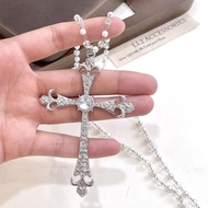 [ XxholicC ] - Big Stone Cross NECKLACE