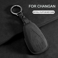 Car Key Case Cover Shell Fob for Changan CS35PLUS CS35 Plus CS55 PLUS CS75 PLUS Eado UNI-T UNI K Ous