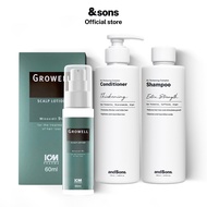 andSons Hair Loss Kit (Growell Scalp Lotion 5% Minoxidil 60ml + Hair Growth Shampoo 200ml + Conditio