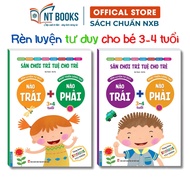 Book - Intellectual playground for children - Left brain + Right brain for 3 - 4 years old Book 1 + 