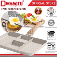 DESSINI ITALY 27CM Maifan Stone Grill Steak Frying Pan Induction Non Stick Pot Bowl Wok Cookware Too
