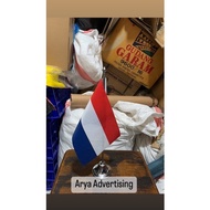 Dutch country flag + stainless steel table pole