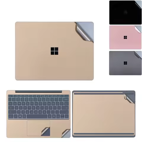No Residue Laptop Sticker Skin for Microsoft Surface Laptop 3 4 5 15.6 GO 1943 Book 2/3 13.5 12.4 To