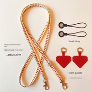 手机链 handphone chain ❆Travel Outdoor Length Adjustable Mobile Phone Lanyard Hanging Wrist Strap Uniqu