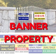 BANNER PROPERTY | BANNER FOR RENT AND SALE | BANNER UNTUK DISEWA | BANNER MURAH