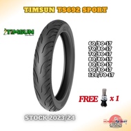 🔥2025🔥TAYAR TIMSUN TS692 SPORT SOFT COMPOUND ORIGINAL 60/90-17 70/80-17 70/90-17 80/80-17 80/90-17 1