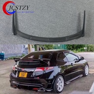 For Civic FN2 2007-2011 Typer R Seeker Spoiler Carbon Fiber Glass Rear Trunk Wing Lip FN2 Tail Decor