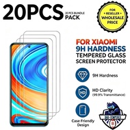 20Pcs Tempered Glass For Xiaomi Series 9H Hardness Screen Protector Reseller Bundle