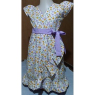 dress pambata floral design