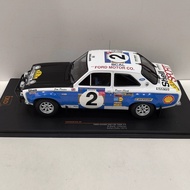 [Ready Stock 1 Set] IXO 1/18 FORD ESCORT MK I RS 1600 #2 1973 Ford Racing Model Alloy Does Not Open 