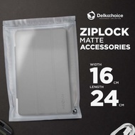 ZIPLOCK PLASTIC CLIP ACCESSORIES TRANSPARENT FROSTED DELKOCHOICE 16X24