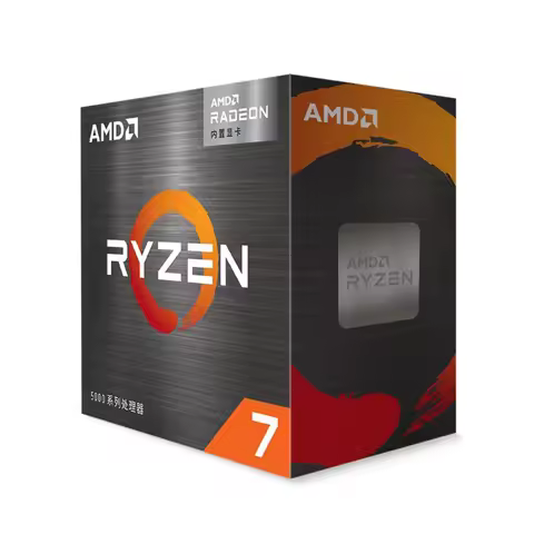 AMD Ryzen 7 5700G processor 8 cores 16 threads 3.8GHz 65W AM4 interface, boxed CPU