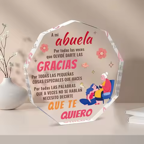 Grandma Gifts from Grandchildren in Spanish, Regalo Abuela, Regalo Para Abuela, Spanish Grandma Birt