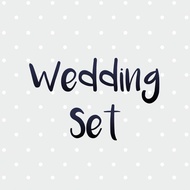 Wedding set refill journal binder note wedding planner diary catatan
