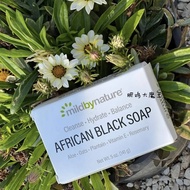 Mild By Nature African Black Soap Cleansing Soap/Toilet Contains Aloe Vera Oatmeal Vitamin E Rosemary