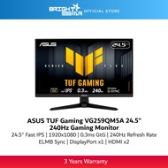 ASUS TUF Gaming VG259QM5A 24.5" 240Hz Gaming Monitor - FHD/Fast IPS/0.3ms/ELMB Sync