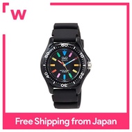 CITIZEN Q&amp;Q Watch Sport Type Analog Display 10 ATM Water Resistant Black x Multi Color VR25-001 Ladies