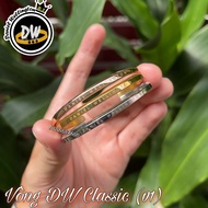DW v1 Classic Bracelet - Cuff Bracelet unisex Titanium 316L doublebag