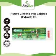 Hurix's Ginseng Plus Capsule (Extract) 6's