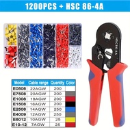 Crimper Plier HSC8 6-4 0.25-10mm ² 23-7AWG For Ferrule Tubular Terminals Ferrule Crimping Clamp Set 