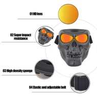 GOOGLE GLASSES MASK AIRSOFGUN SKULL FULL FACE MOTORCYCLE MASK 09